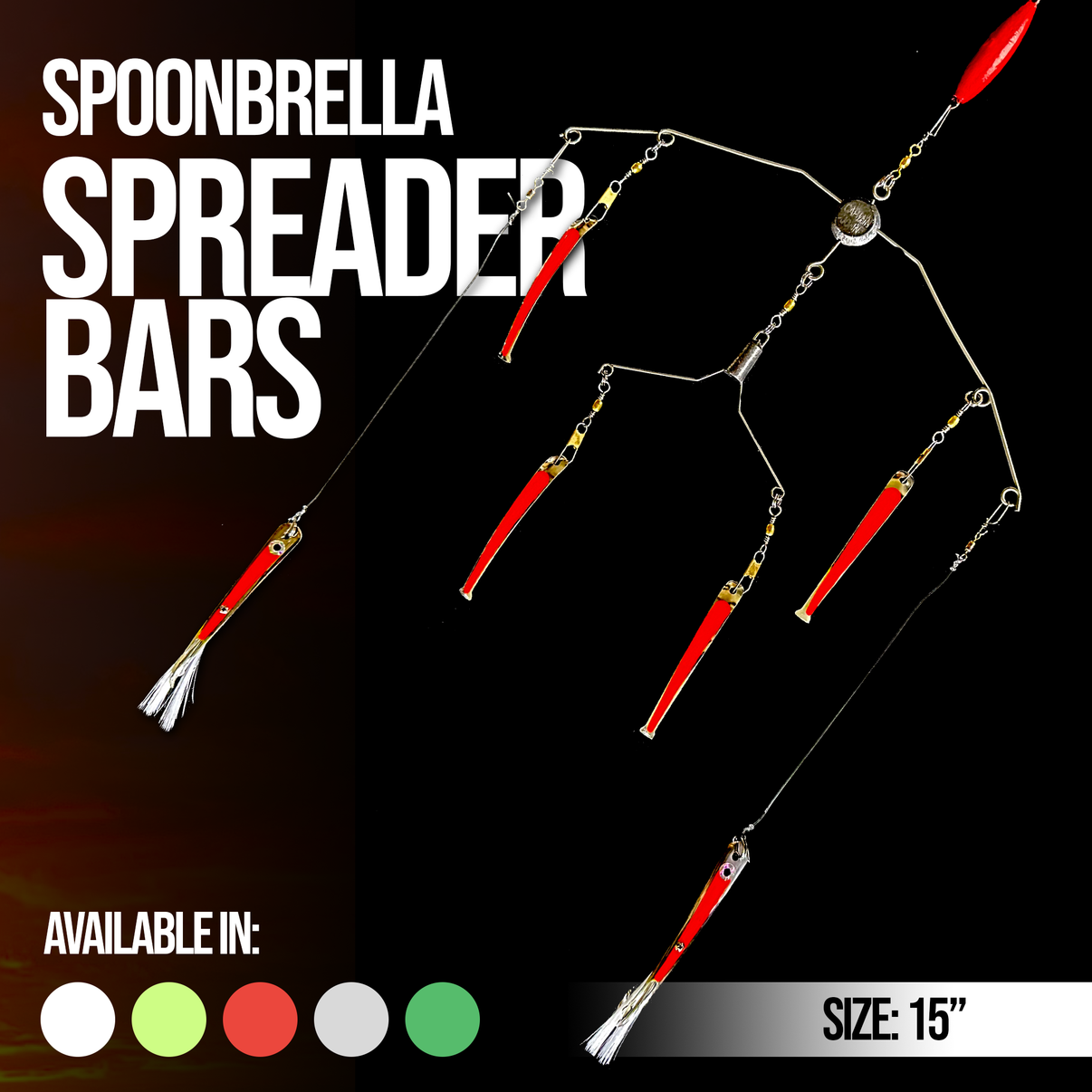 Capt. John's Spreader Bars – Spoonbrella Rigs